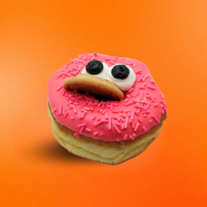 Pink Cookie Monster