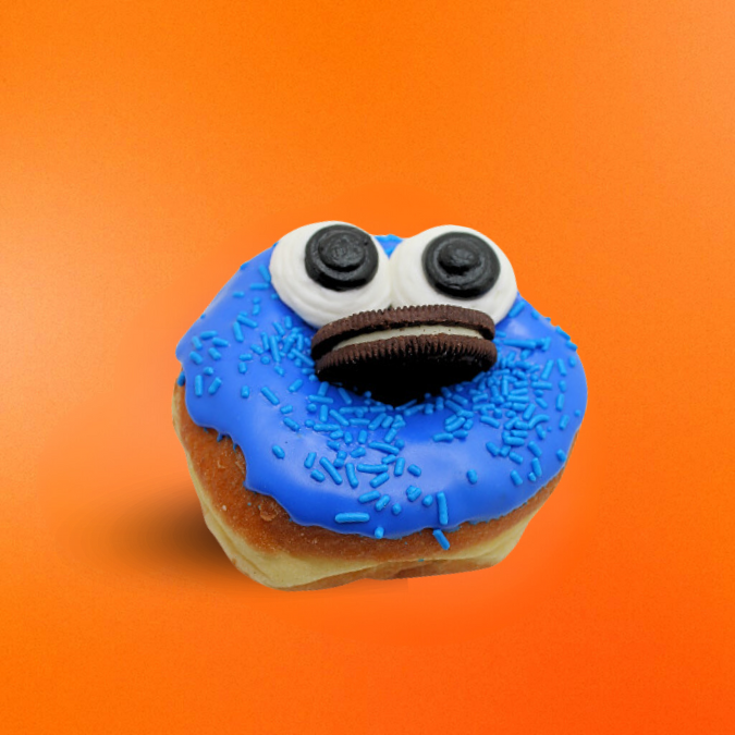 Vegan Blue Cookie Monster
